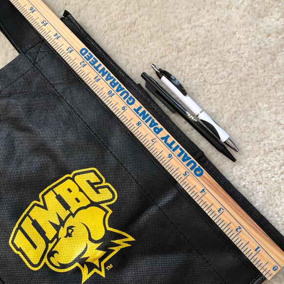 UMBC Black Tote Bag and 2 UMBC Pens - Picture 11 of 16